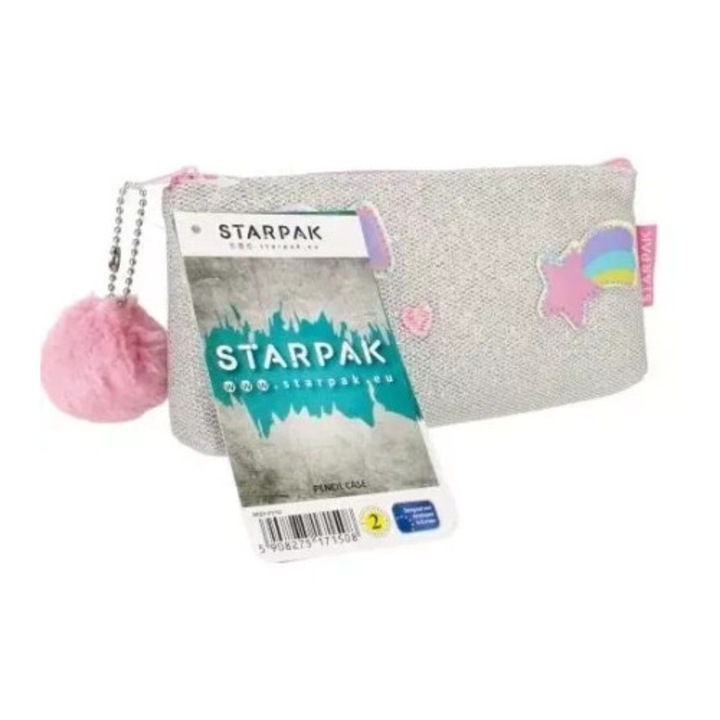 Piornik saszeta STARPAK, multicolor, material rezistent, dimensiuni compacte