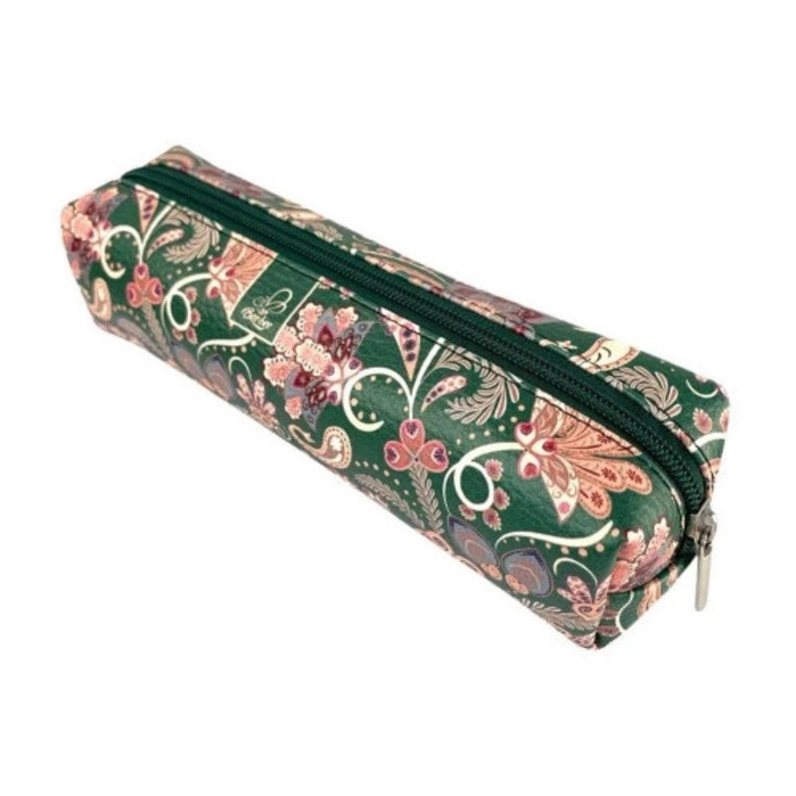 Bee-bee tolltartó, téglalap alakú, műbőr, 21x5,5x5,5cm, többszínű