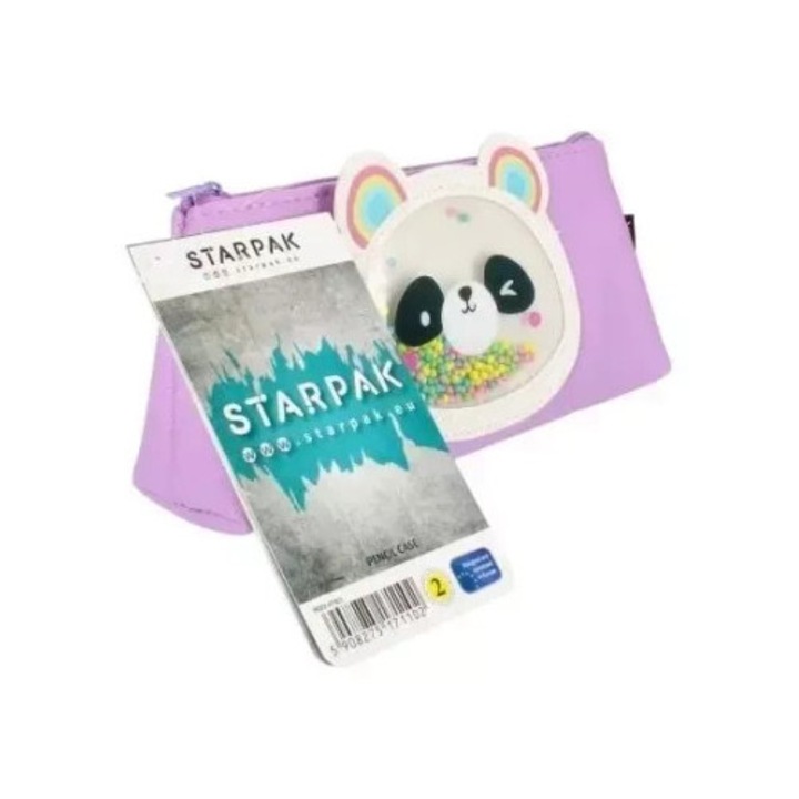 Piornik saszeta STARPAK, multicolor, material rezistent, dimensiuni compacte