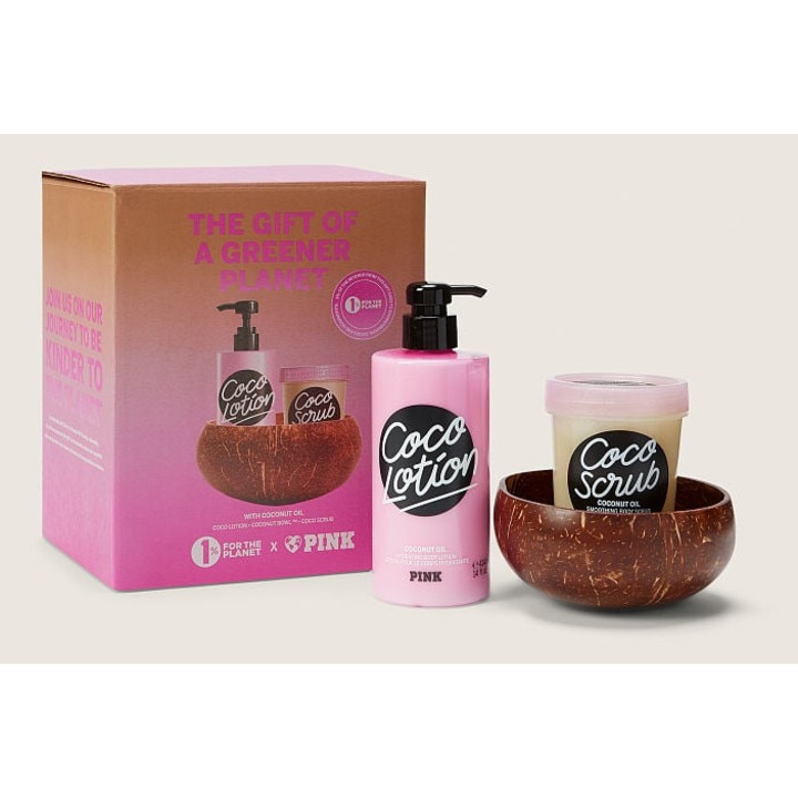 Set Cadou Victoria's Secret, Coco, Body Lotion 414 ml + Coco scrub 283 g