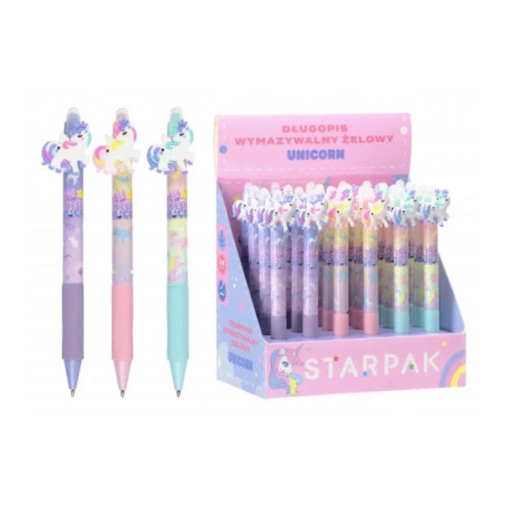 Set 24 Pixuri corectabile 0.7 mm, Starpak, albastru