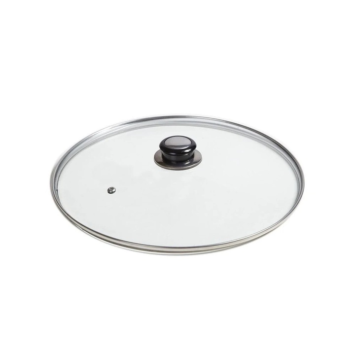 Set 2 x Capac pentru Oala, din Sticla, Diametru 28 cm, Zilan