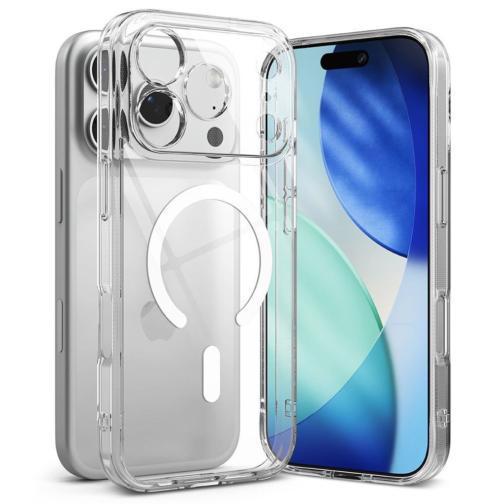 Carcasa Ringke Fusion cu MagSafe compatibila cu iPhone 17 Pro Max, Transparent