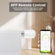 VU-TEK Интелигентен термостатичен вентил Zigbee – Управление чрез приложение, Седмично програмиране, Съвместим с Alexa/Google