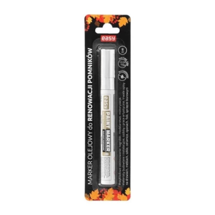 Marke, Easy Stationery, 1,5-3 mm, alb, 8,5 ml
