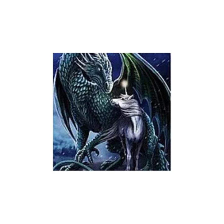 Set mozaic diamantat ADAR, 40x50x1cm, tema dragon
