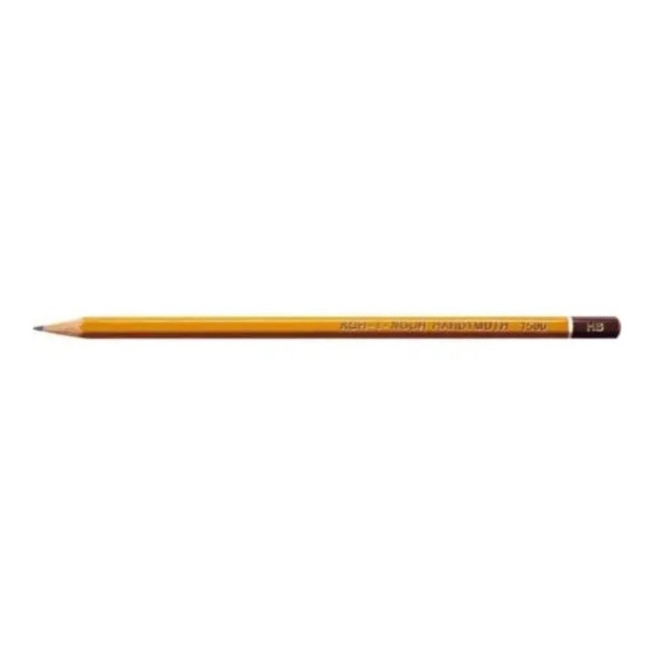 KOH-I-NOOR 1500 grafitceruza, 3B, 12 darabos készlet, natúr szín, standard méret