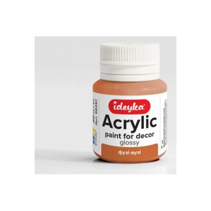 Acuarela Ideyka 20ml, crema, uscare rapida, utilizare pe diverse suprafete