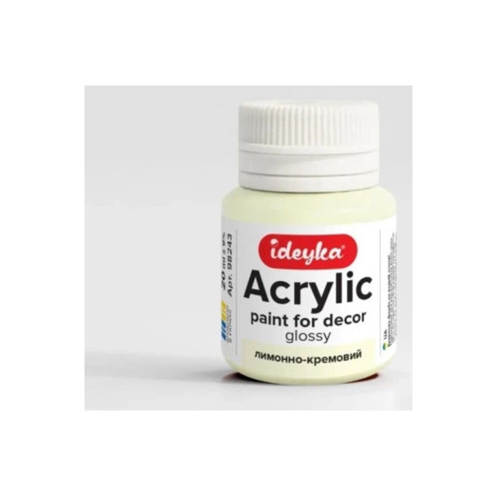 Acuarela Ideyka, 20ml, crema, utilizare pe diverse suprafete