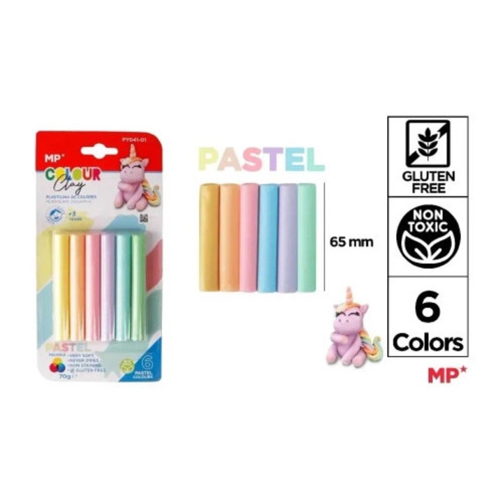 Gyurma, MP Main Paper, 6 pasztell szín