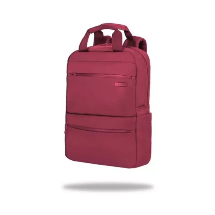 Rucsac laptop Patio, 1 compartiment, burgundy, 40x28x13cm
