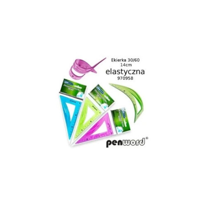 Еластична екиера 14см, Polsirhurt, комплект многоцветен