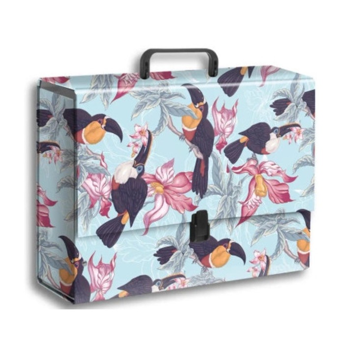 Mapa B4 Penmate, 35x26,5x10cm, folie mata, design cu model