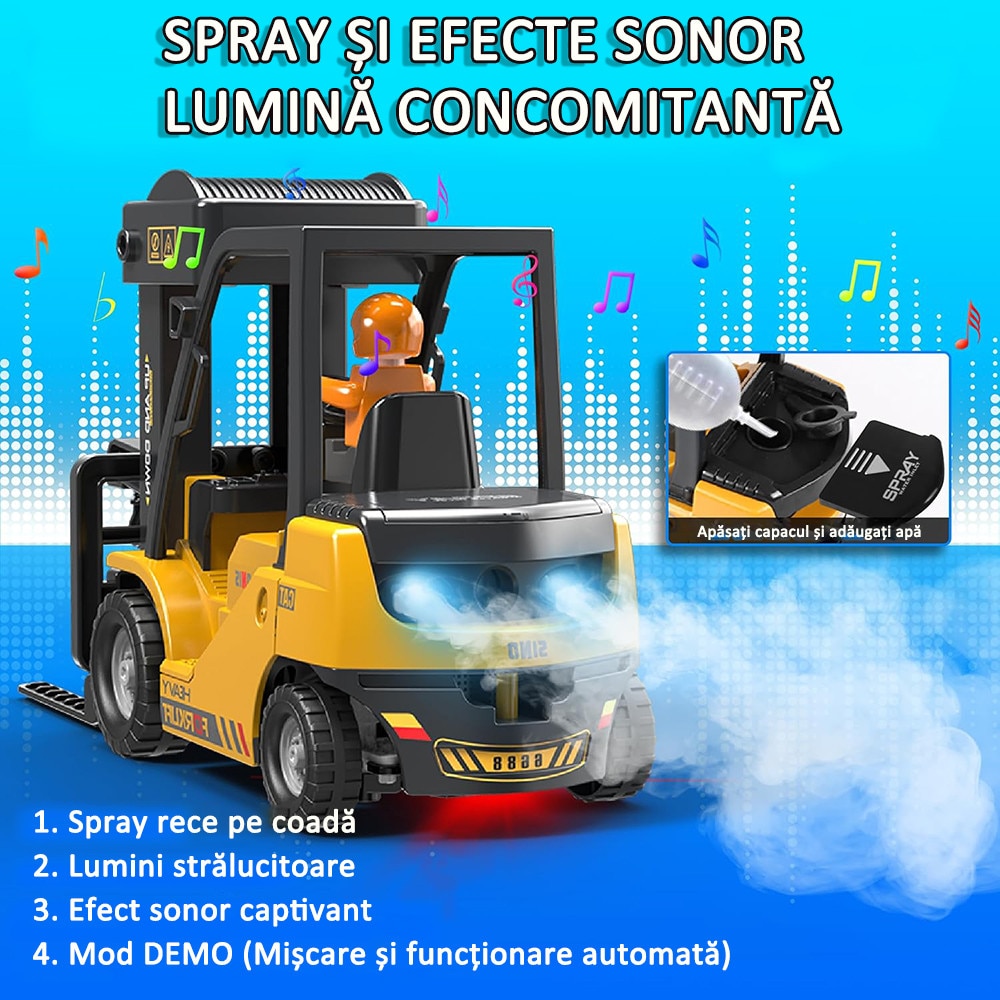 Wuciray® stivuitor cu telecomanda cu Buton pentru Ridicarea si ...