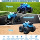 Wuciray® Кола с дистанционно управление RC, Timebox, Monster Truck RC 4x4 2.4GHz - с водна струя, светлини, звук, 4WD All-Terrain, за момчета 4-12 години, синя