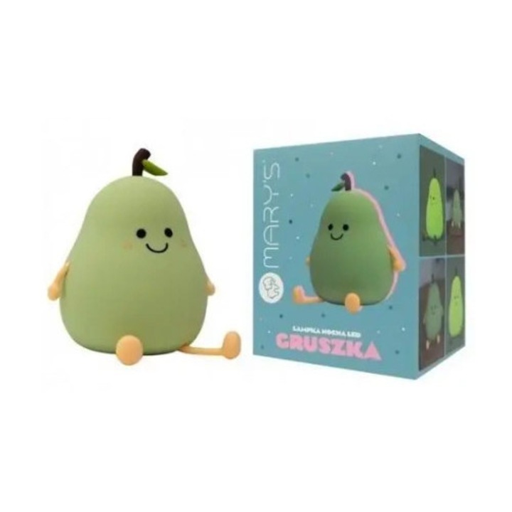 Lampa de veghe copii Mary's LED Gradina verde, incarcare USB-C, lumina calda