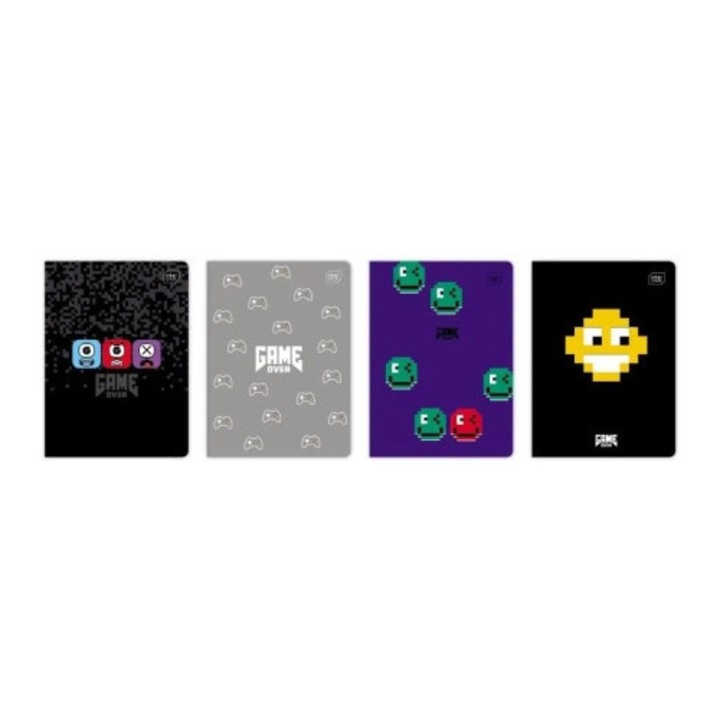 A5 füzet, INTERDRUK, 16 lap, többszínű, 20 darabos szett