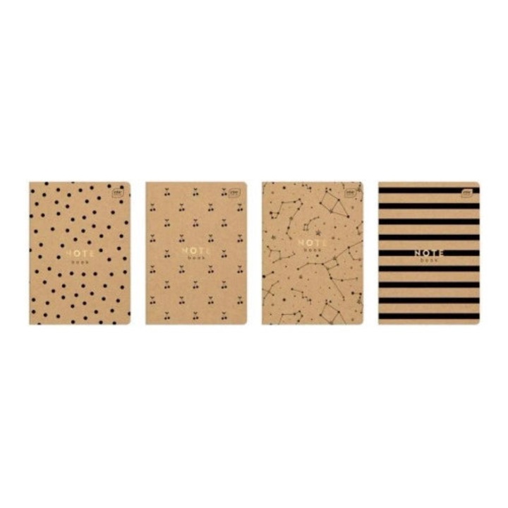 A5 füzet, INTERDRUK, 32 lap, nátronkarton, 10 darabos készlet