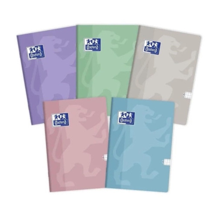 A5 füzetek, Oxford, Touch Pastel vonal, 10 darabos készlet, 16K