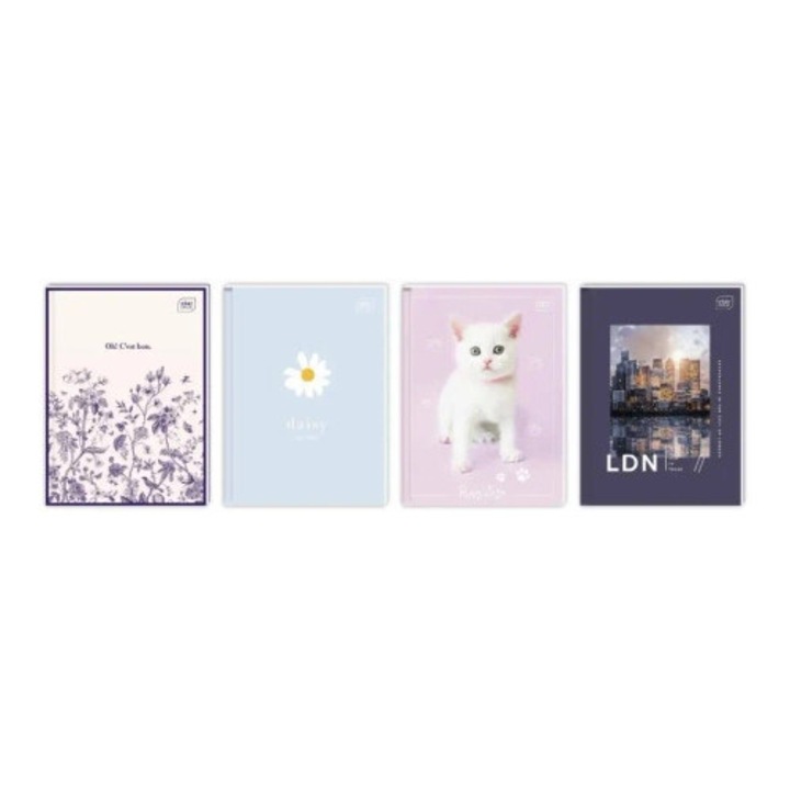 Caiet Brulion INTERDRUK A6, 96 file, coperta tare, set 10 bucati