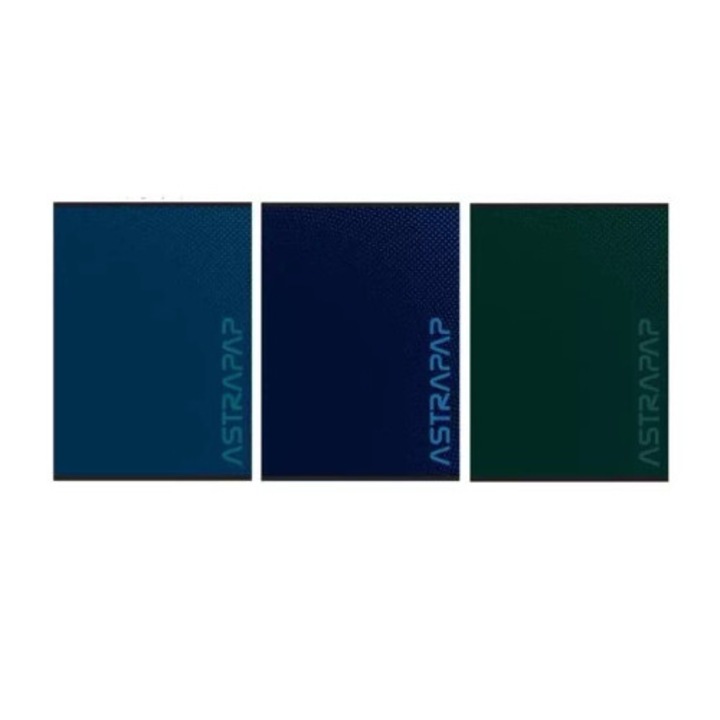 Caiete A5, set 10 bucati, ASTRA, 60 file, cu carouri, mix modele