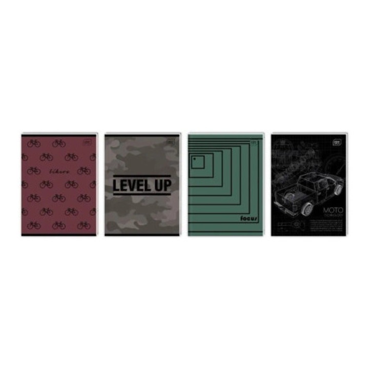 A5-ös füzetek, INTERDRUK, 96 oldal, 5 darabos szett, kockás