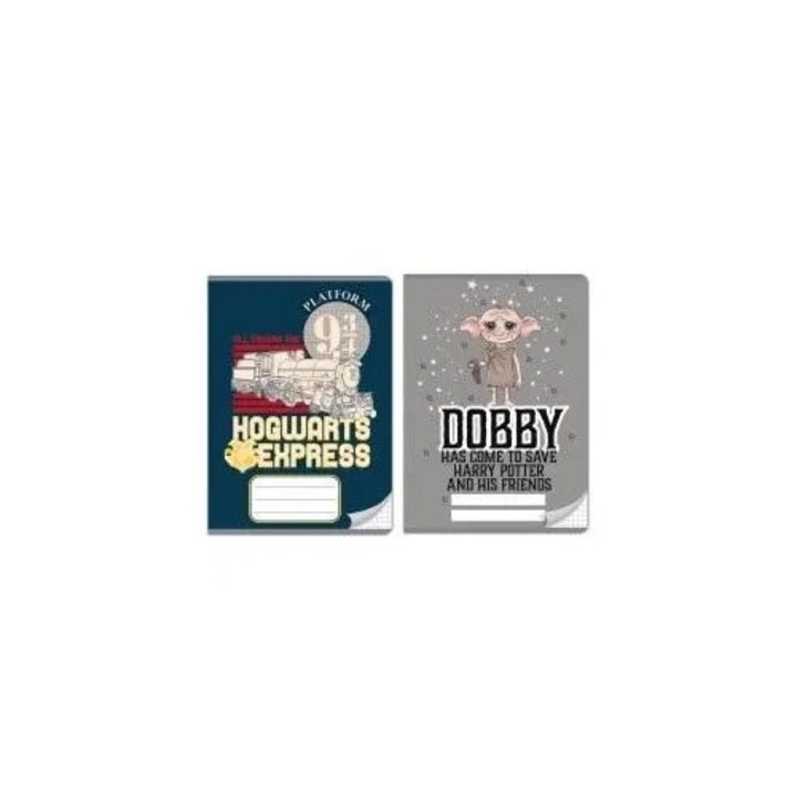 Set caiete A5, Beniamin, 32 pagini, linie, Harry Potter, 10 bucati