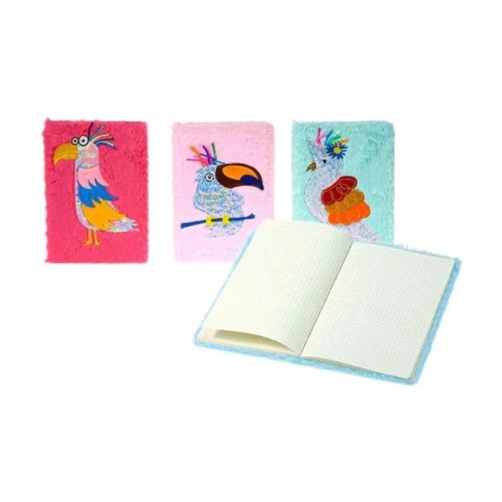 Caiet ADAR A5, 80 pagini, coperta plusata, multicolor