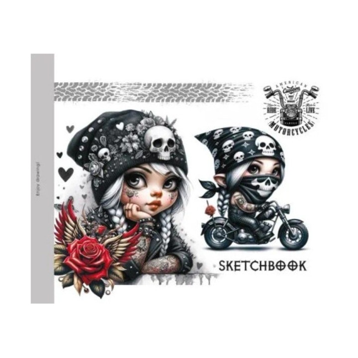 Caiet de schite, Fresh, 200x143mm, 24 pagini, 100g/m2