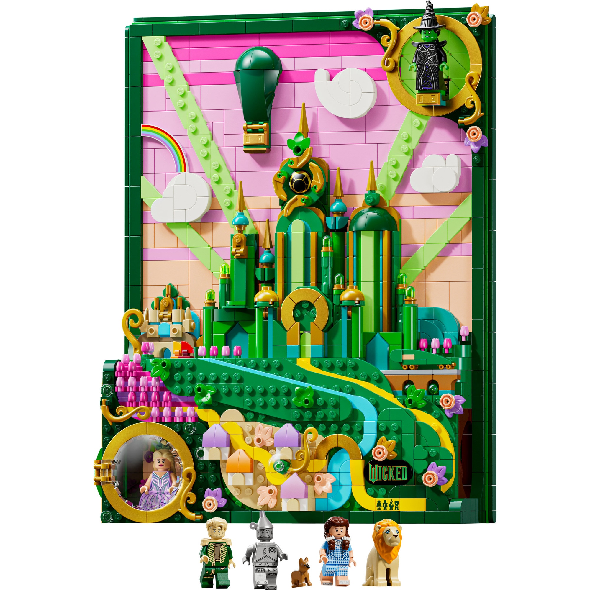 LEGO® Wicked - Tablou Emerald City 75685, 1518 piese - eMAG.ro