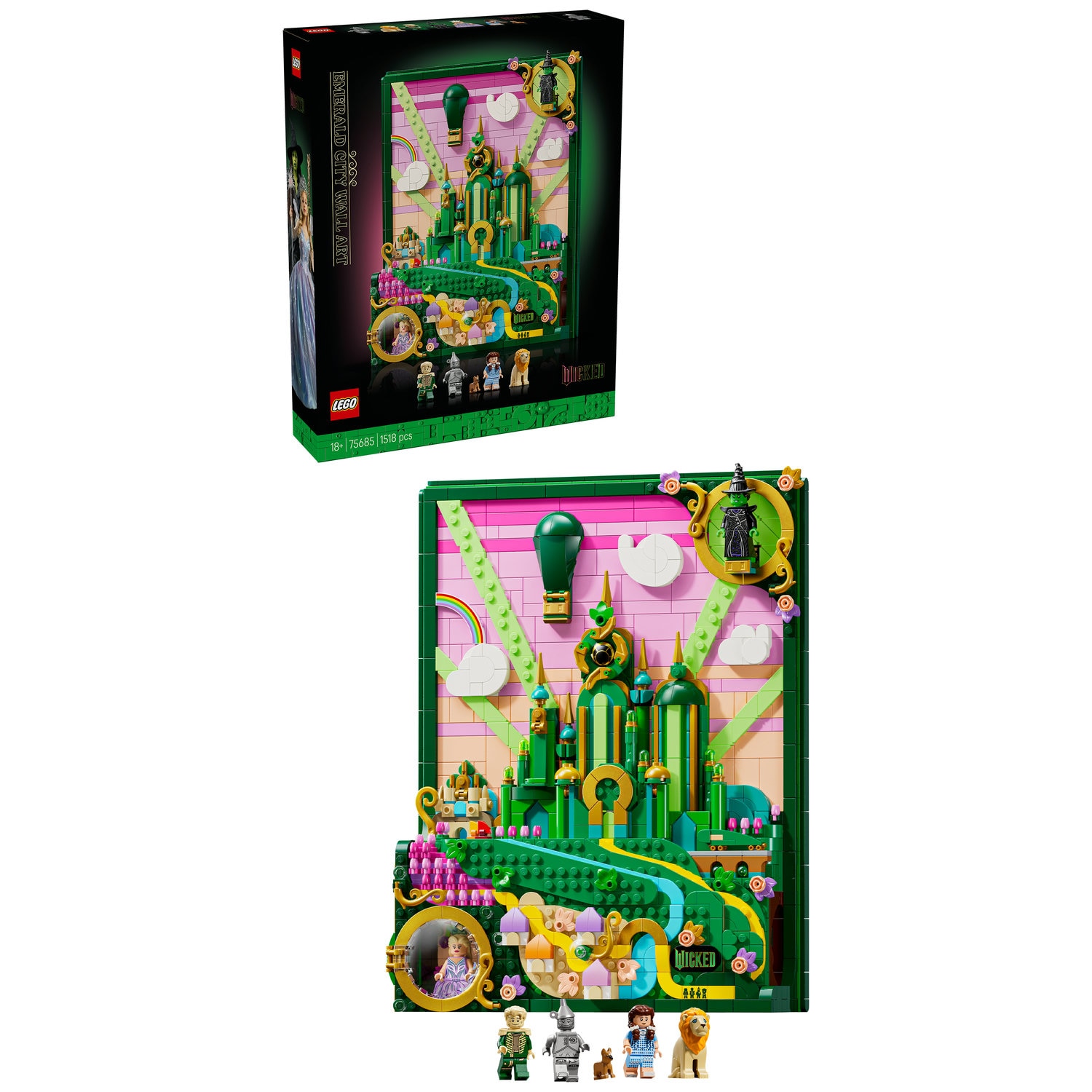 LEGO® Wicked - Tablou Emerald City 75685, 1518 piese - eMAG.ro