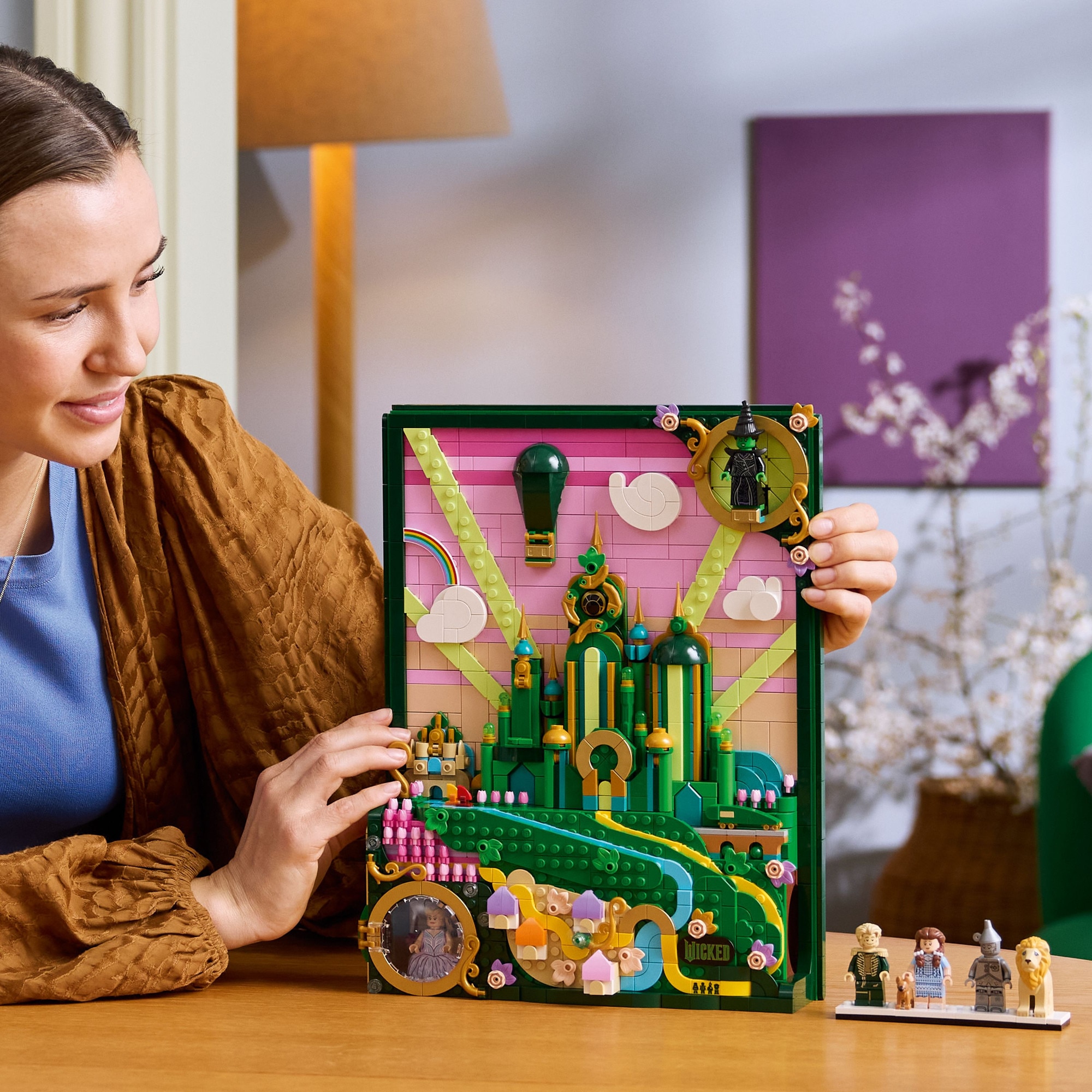 LEGO® Wicked - Tablou Emerald City 75685, 1518 piese - eMAG.ro
