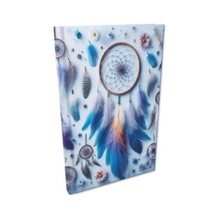 A5-ös füzet, EV-Corp, bársony borítóval, 192 oldal, 21,5x13,5x1,2cm