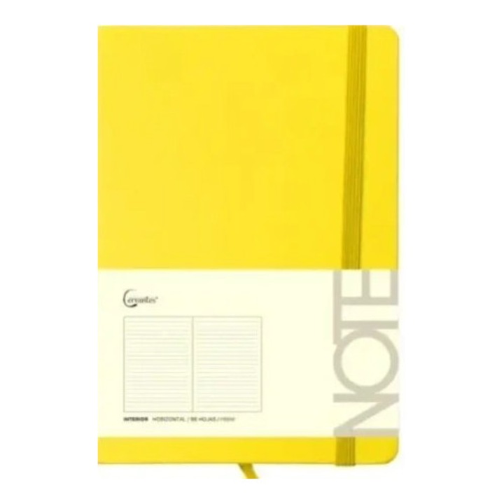 Caiet A5, Cervantes, 96 file, galben