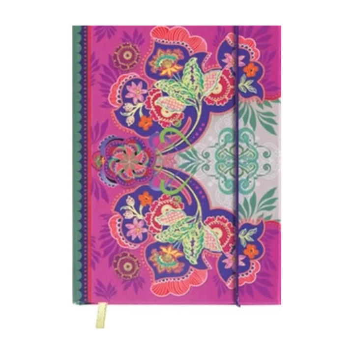 Agenda decorativa Boncahier, model 0019-03 COLLAGE MINI, dimensiuni mici