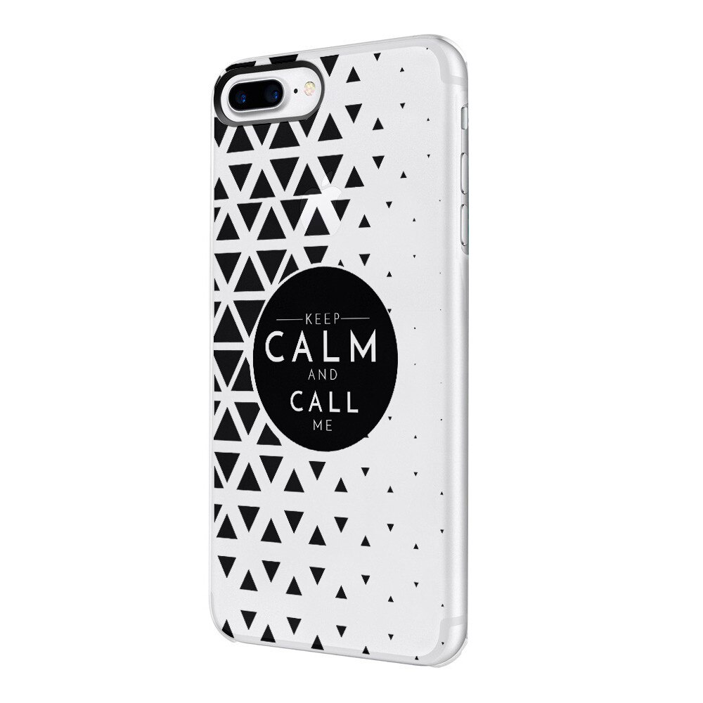 Husa Silicon, Ultra Slim 0.3MM, Keep Calm, Apple iPhone 7 Plus / 8 Plus
