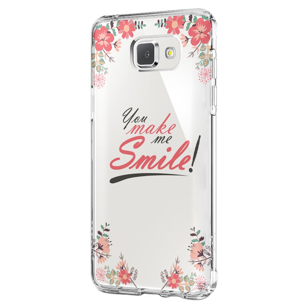 Husa Silicon, Ultra Slim 0.3MM, Smile, Samsung Galaxy A3 2017