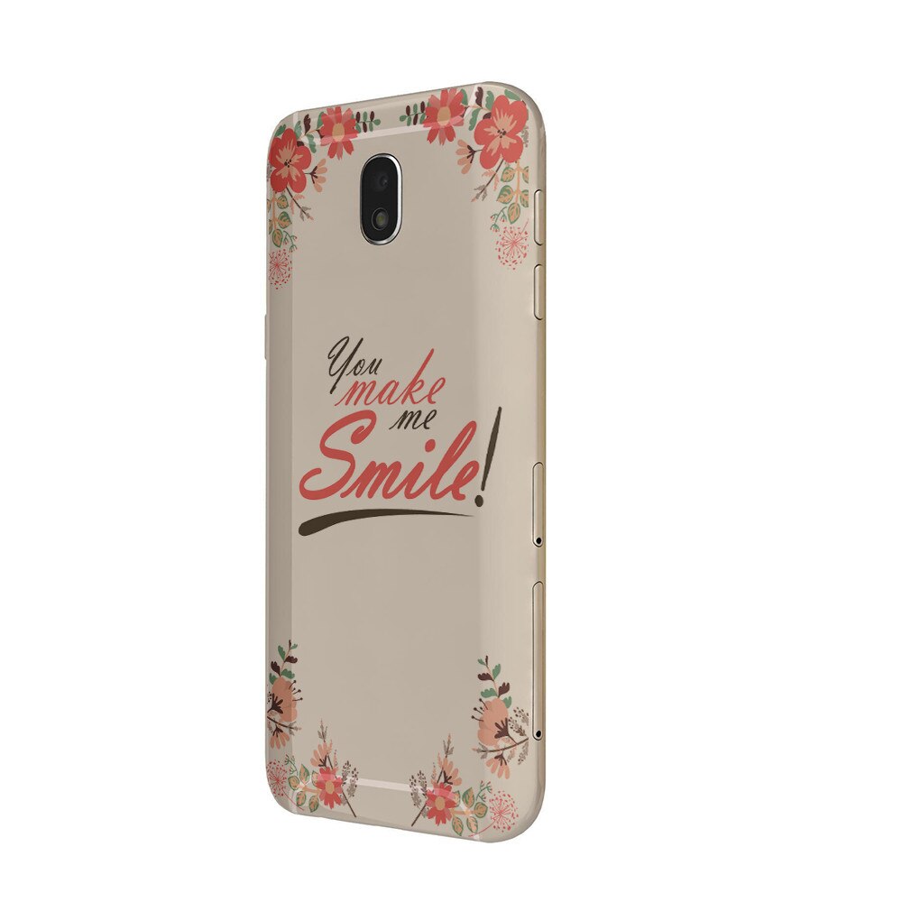Husa Silicon, Ultra Slim 0.3MM, Smile, Samsung Galaxy J3 2016