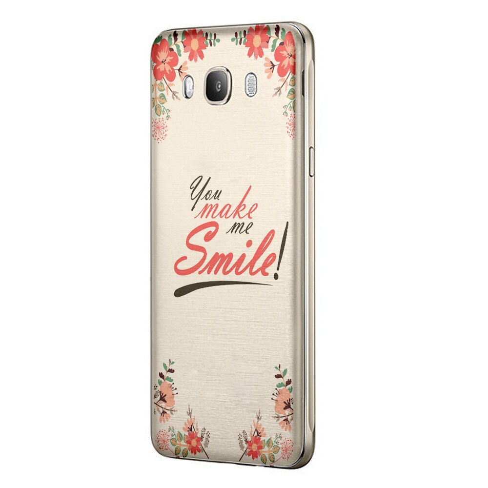 Husa Silicon, Ultra Slim 0.3MM, Smile, Samsung Galaxy J5 2017