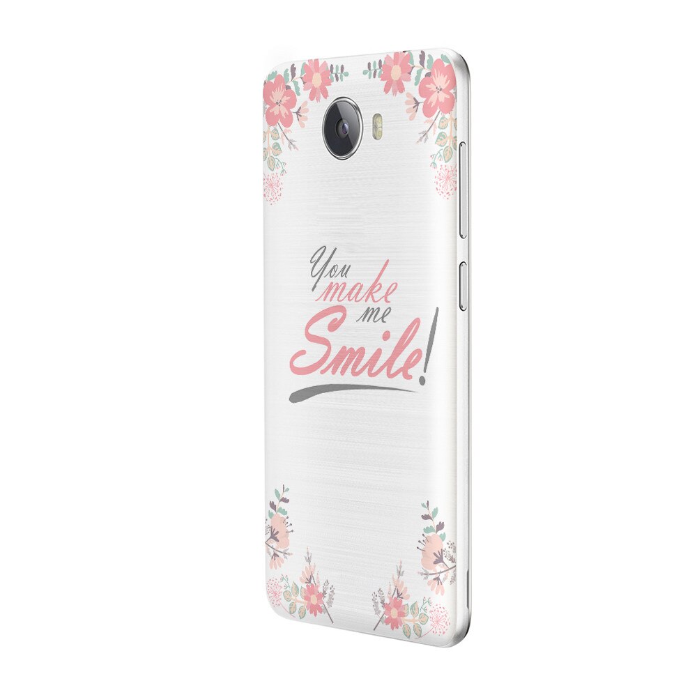 Husa Silicon, Ultra Slim 0.3MM, Smile, Huawei Y3 2017
