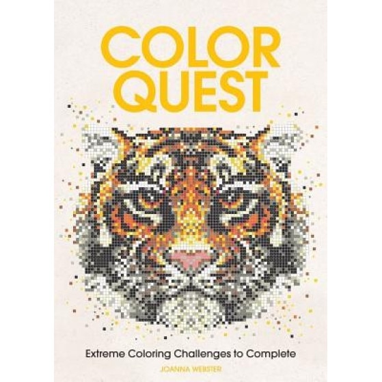 Color Quest: Extreme Coloring Challenges to Complete, Joanna Webster (Illustrator)