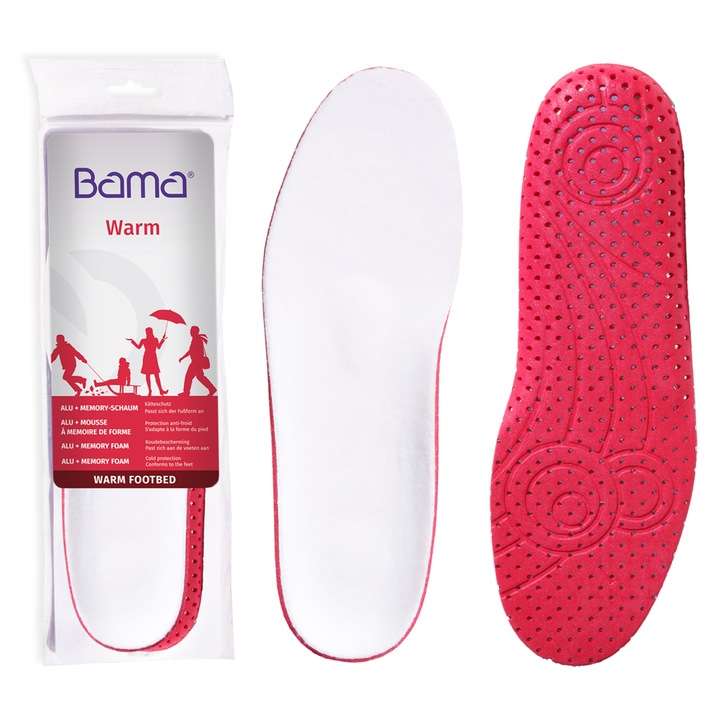 Branturi Bama, Standard Warm Footbed, 4 straturi, 44-45, izolare termica