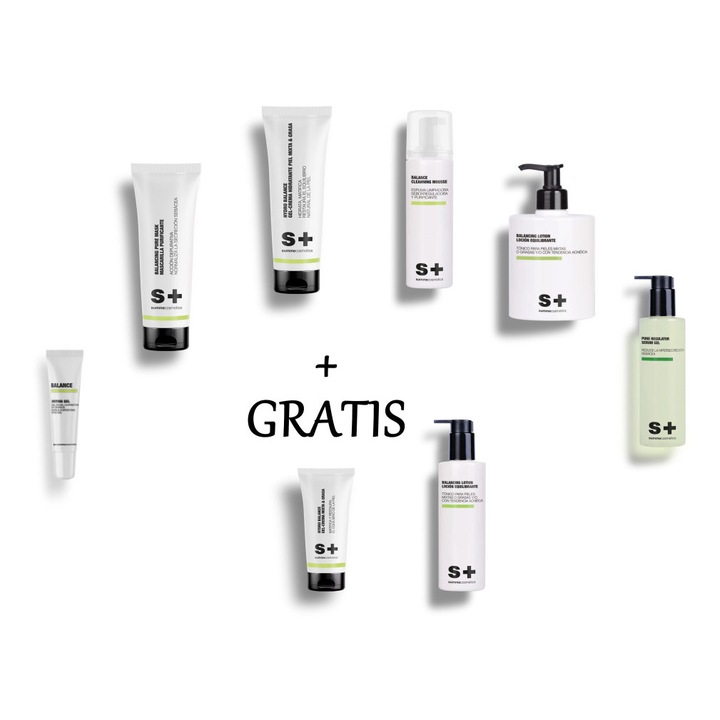 Arckezelés zsíros bőrre Balance. Kozmetikai kabin készlet