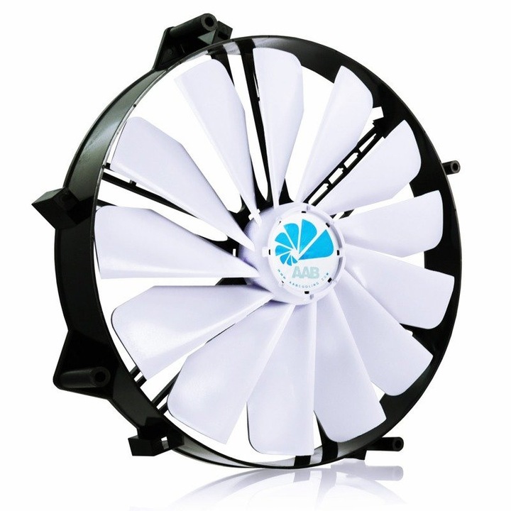 Ventilator AABCOOLING, Super Silent Fan 25, 218x218x30mm, 232m3/h, 14,9dB, set cu 4 suruburi si 4 pernite antivibratii