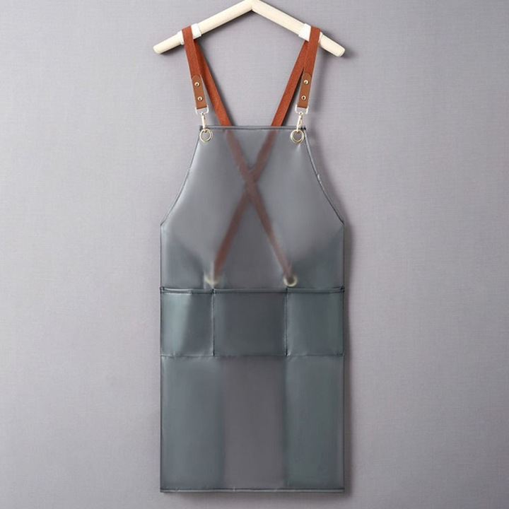 Sorturi bucatarie si gratar, sort, negru/alb, 68x70cm, set 1 buc.