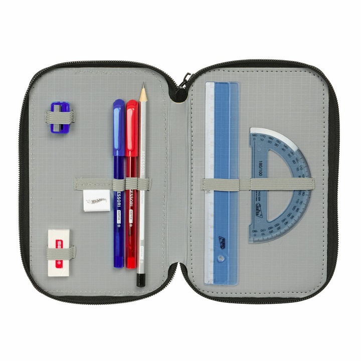 Универсална чанта Hot Wheels, многоцветна, 37 части, 12,5x19,5x5,5см