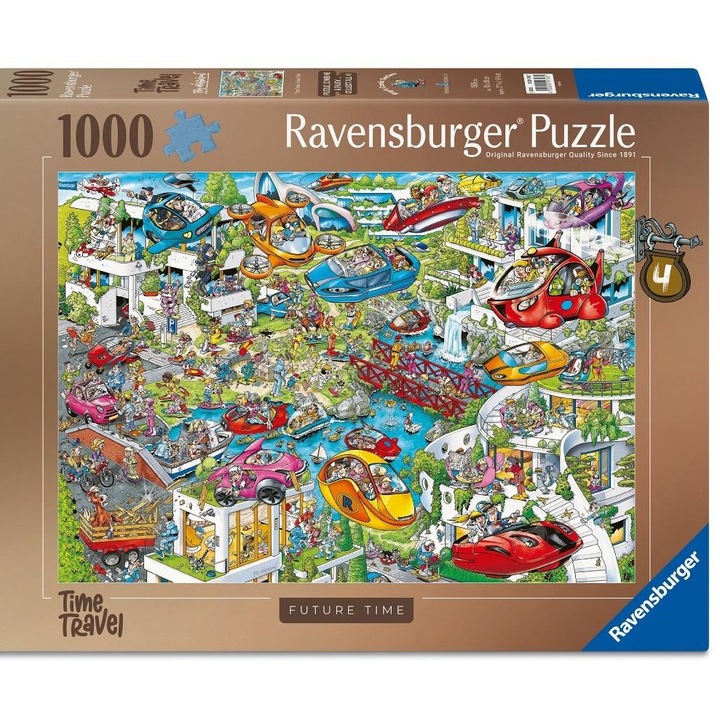 Puzzle 2D, Ravensburger, Ray's Comic, 1000 piese, multicolor