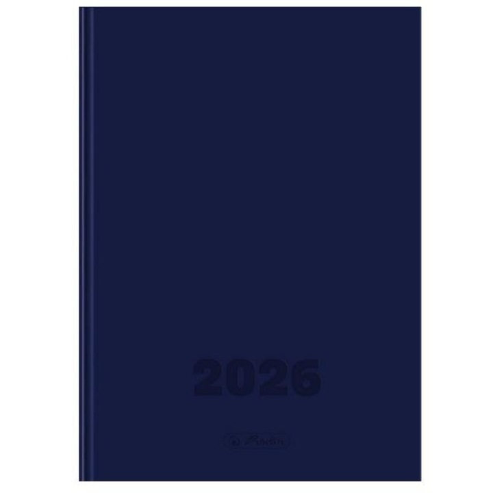 Naptár 2026 A4, Herlitz, professzionális dizájn, kemény borító, sötétkék
