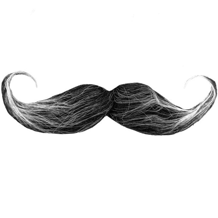 Mustată falsă retro, accesorii de Halloween, aplicare ușoară, design versatil