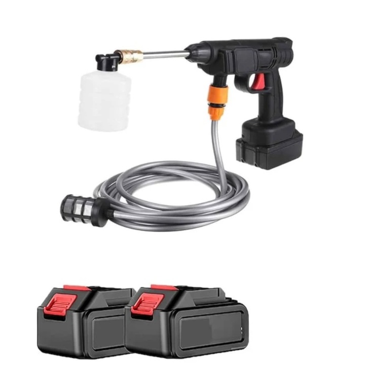 Pistol de Spalat cu Presiune APF®, Portabila, fara Fir, cu Doua Baterii